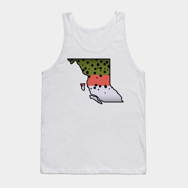 British Columbia Rainbow Trout Tank Top by somekindofguru